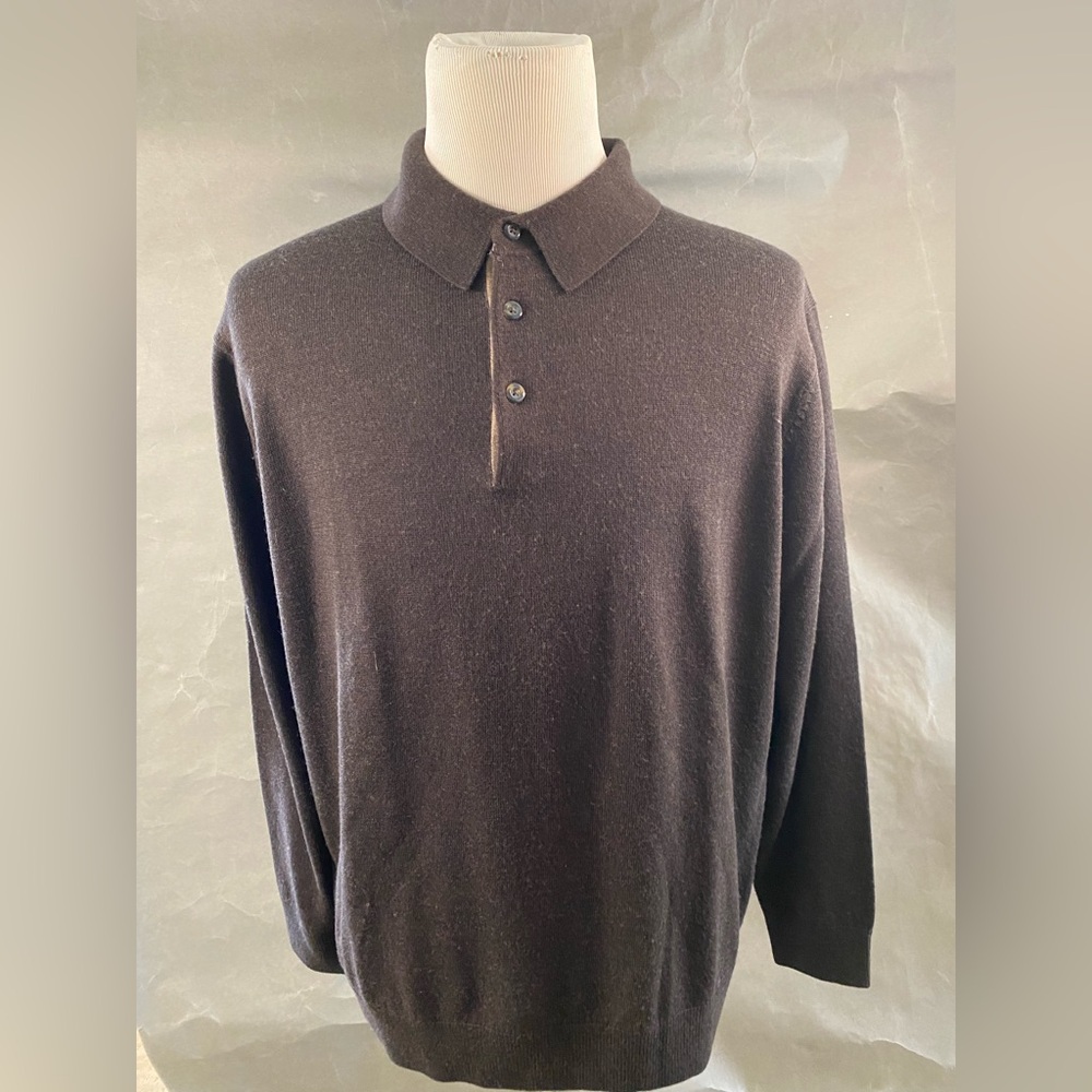 Raffi Long Sleeve Polo Sweater